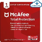 McAfee Total Protection 2025 Antivirus 2 Years 1 Device