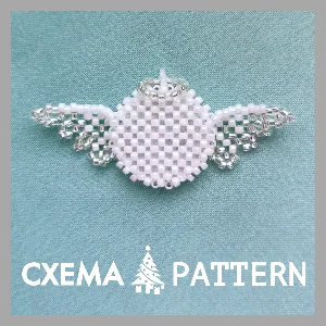 Схема для бисера: Ангел 👼🏼 RU|EN