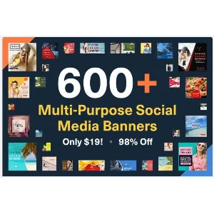 Более 600 Шаблонов PSD - Instagram, Facebook, Twitter