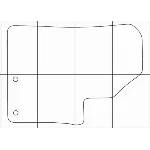 HYUNDAI IX 55 2009-- Лекала автоковриков