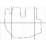 HYUNDAI PORTER 2004-- Лекала автоковриков