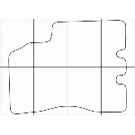 HYUNDAI TUCSON 2004-10 Лекала автоковриков