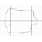 JAGUAR XF 2008-- Лекала автоковриков