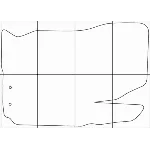 KIA CEED 2010-2012 restyling. Лекала автоковриков