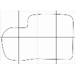 KIA CLARUS 1996-2001 Лекала автоковриков векторные