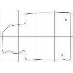 KIA OPTIMA 2016-- Лекала автоковриков векторные