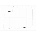 KIA PIKANTO 2004-11 Лекала автоковриков векторные