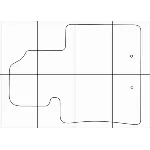 KIA SORENTO 2012-2015 Лекала автоковриков векторные