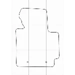 KIA SOUL 2014-- Лекала автоковриков векторные