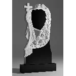 3D модель памятника для ЧПУ фрезеровки - Сердце и розы