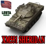 XM551 SHERIDAN в ангаре ✔️ WoT СНГ