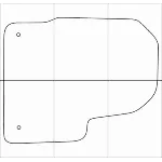 LAND ROVER RANGE ROVER EVOQUE 2011- Лекала автоковриков