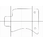 LEXUS GS 300 4WD 2012-- Лекала автоковриков
