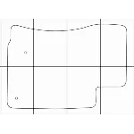 LEXUS GX 470 2003-- Лекала автоковриков