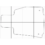 LEXUS LS 460 2006-- Лекала автоковриков
