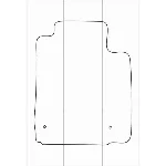 LEXUS ЕS-350 2007-- Лекала автоковриков