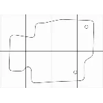 MAZDA 3 2013 Лекала автоковриков вектор