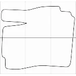 MAZDA 5 2005-2010 Лекала автоковриков вектор