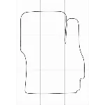 MAZDA 5 2010-- Лекала автоковриков вектор