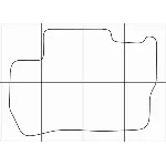 MAZDA 6 2002-2008 Лекала автоковриков вектор