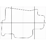 MAZDA 6 2007-2012 Лекала автоковриков вектор