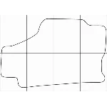 MAZDA 626 GF 1997-2002 Лекала автоковриков вектор