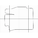 MAZDA CX-7 2007-- Лекала автоковриков вектор
