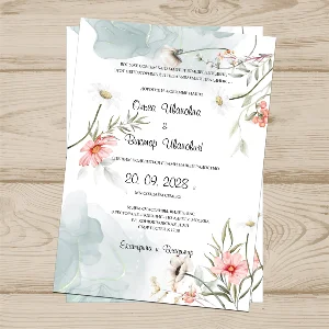 Приглашение на свадьбу  №500