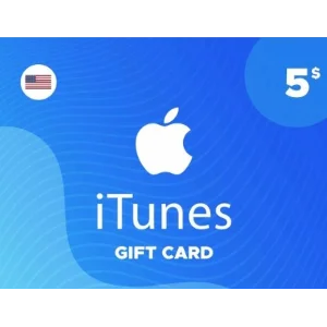 🟢ITunes Gift Card 5 USD (USA)🔑