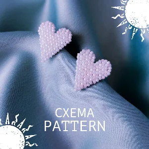 Схема для бисера: Сердце ❤️ RU|EN