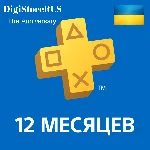 UA Подписка PS Plus 12мес
