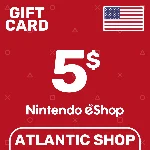 ⭐️Nintendo eShop 5$ (USD) США