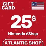 ⭐️Nintendo eShop 25$ (USD) США