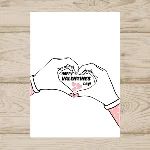 Открытка  Валентинка №6