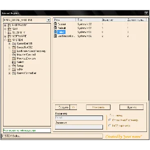 Программа и исходники для работы с реестром (не рекурсия.)