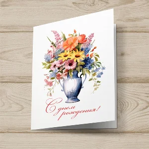 Открытка  день рождения №J20