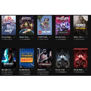 Аккаунт Epic Games с 41 игрой