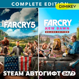 🟨 Far Cry 5 + New Dawn Deluxe Автогифт RU/KZ/UA