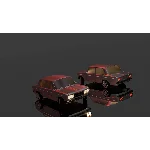 3д модель автомобиля ВАЗ 2106 высоко детализированная