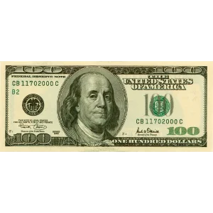 Отсканированные изображения Американских долларов