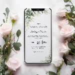 Анимированный видео шаблон приглашения на свадьбу №wed6