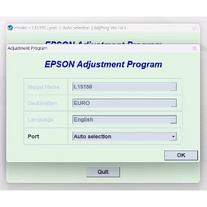 EPSON AdjProg Reset L15150 L11160 WF-7830