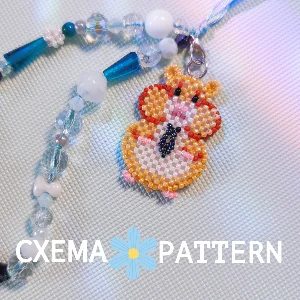 Схема для бисера: Хомяк 🐹 RU|EN