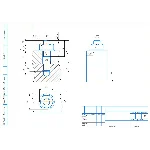 Чертеж шпилечное соединение М20. Компас.