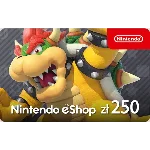 💎Карта Nintendo eShop 250zł PLN(Злотых) 🔥Польша💎