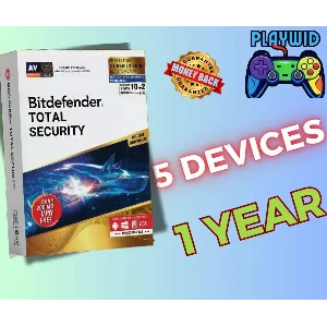 BКлюч Bitdefender Total Security для 5 устройств на 1 г