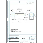 Болт М8 со сферическим концом. Чертеж болта в компасе
