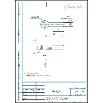 Рабочий чертеж детали винт с проушиной в компасе