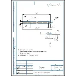 Тяга. Рабочий чертеж детали тяга в компасе