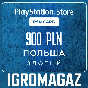 Карта PlayStation(PSN) 900 PLN (Злотых)🔵Польша